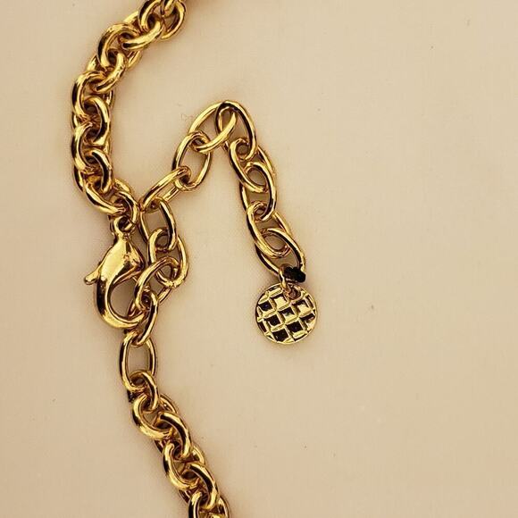 Talbots Golden Citrine Color Cluster Chunky Statement Necklace - Picture 7 of 7